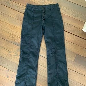 Free People Grey Cargo Pants